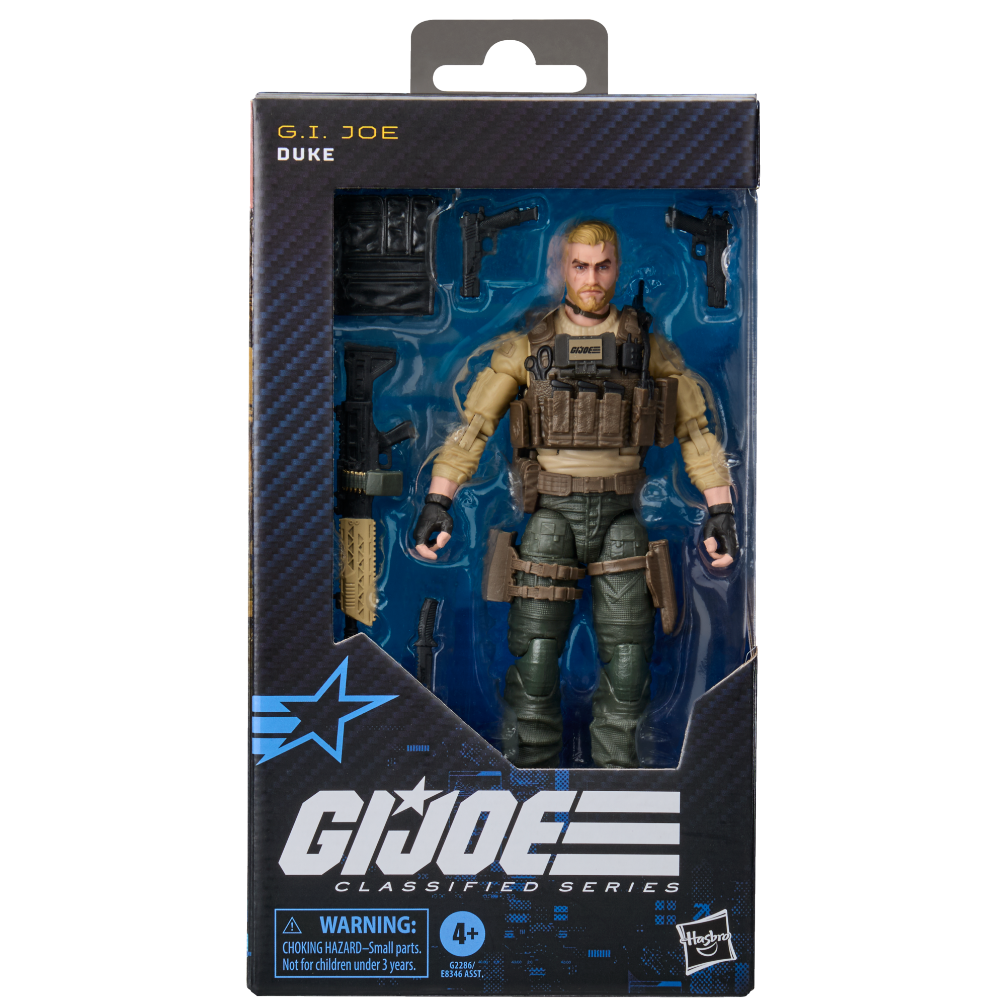 ハズブロ社　GI JOE DUKE 未開封 G.I. Joe Classified Series Duke Action Figure #208 - Hasbro Pulse