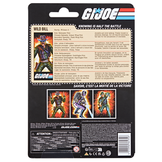 G.I. Joe Classified Series, William "Wild Bill" Hardy en embalaje retro