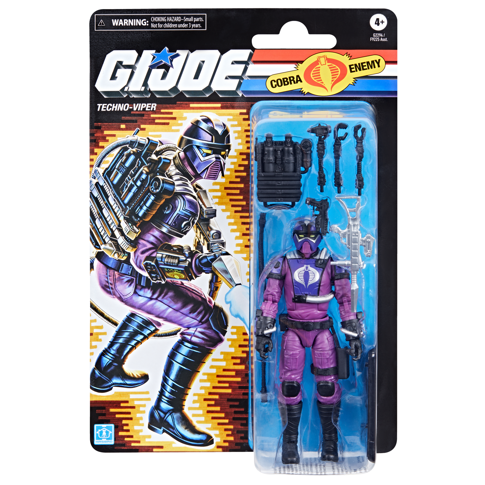 G.I. Joe Classified Series Retro Cardback Techno-Viper Figure