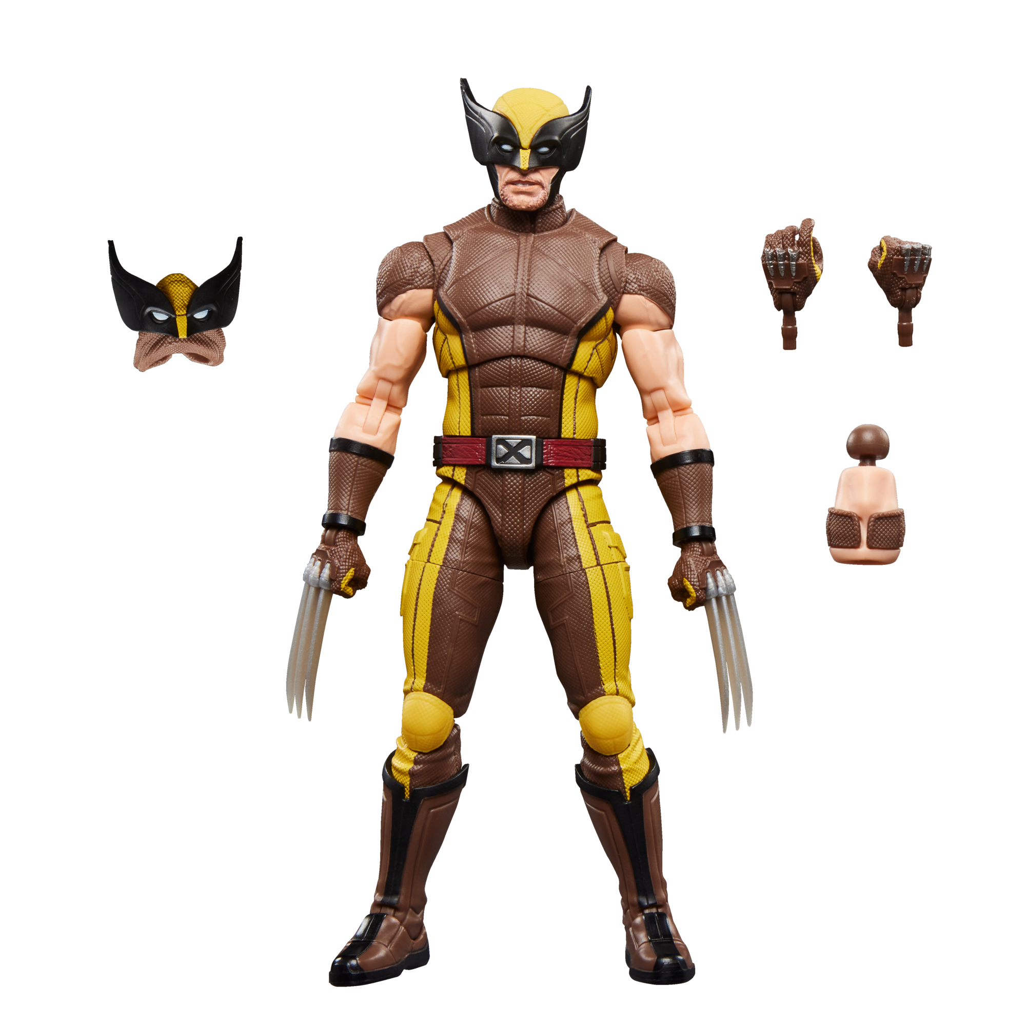 MARVEL LEGENDS ウルヴァリン フィギュア Marvel Legends Wolverine (Brown Suit) 6-Inch Action Figure