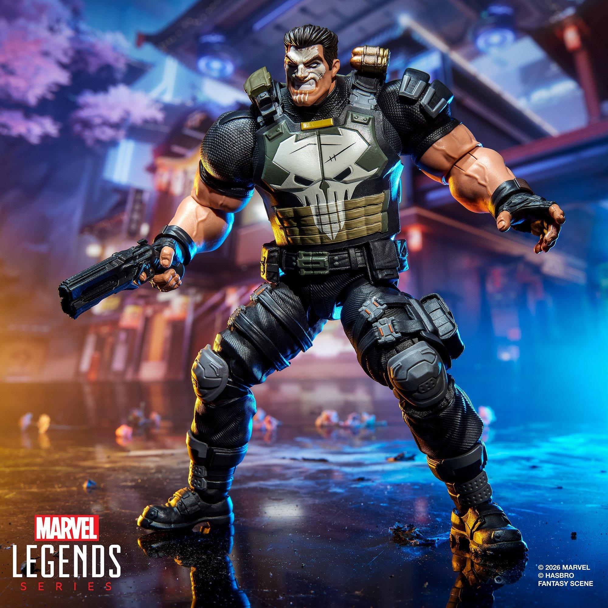 マーベルレジェンド パニッシャー Marvel Rivals The Punisher Figure | Marvel Legends Series - Hasbro