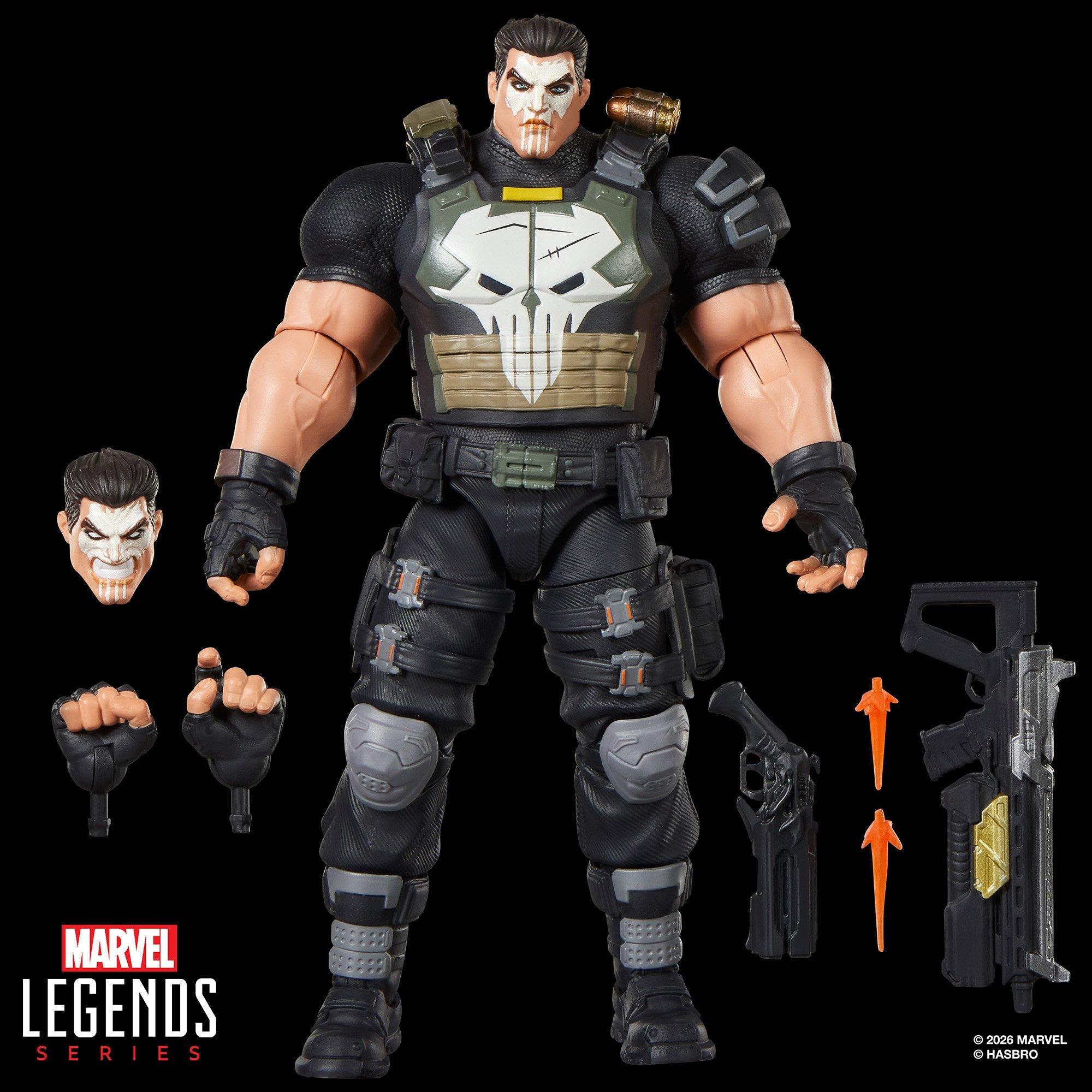 Marvel Rivals The Punisher Figure | Marvel Legends Series - Hasbro