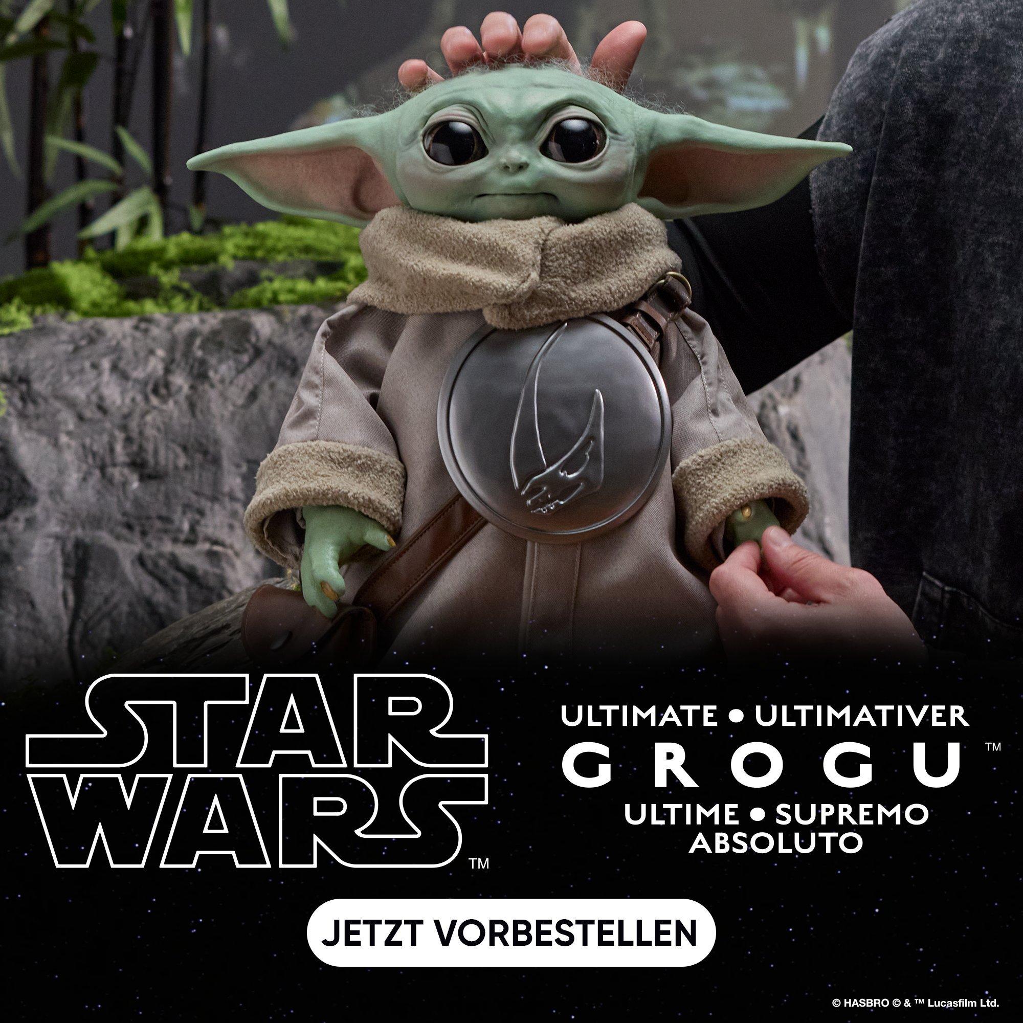 Ultimativer Grogu - Banner mit „Jetzt vorbestellen“-Button