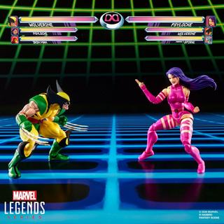 Marvel Legends Series Marvel Games Wolverine vs Psylocke
