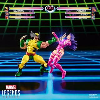 Marvel Legends Series Marvel Games Wolverine vs Psylocke