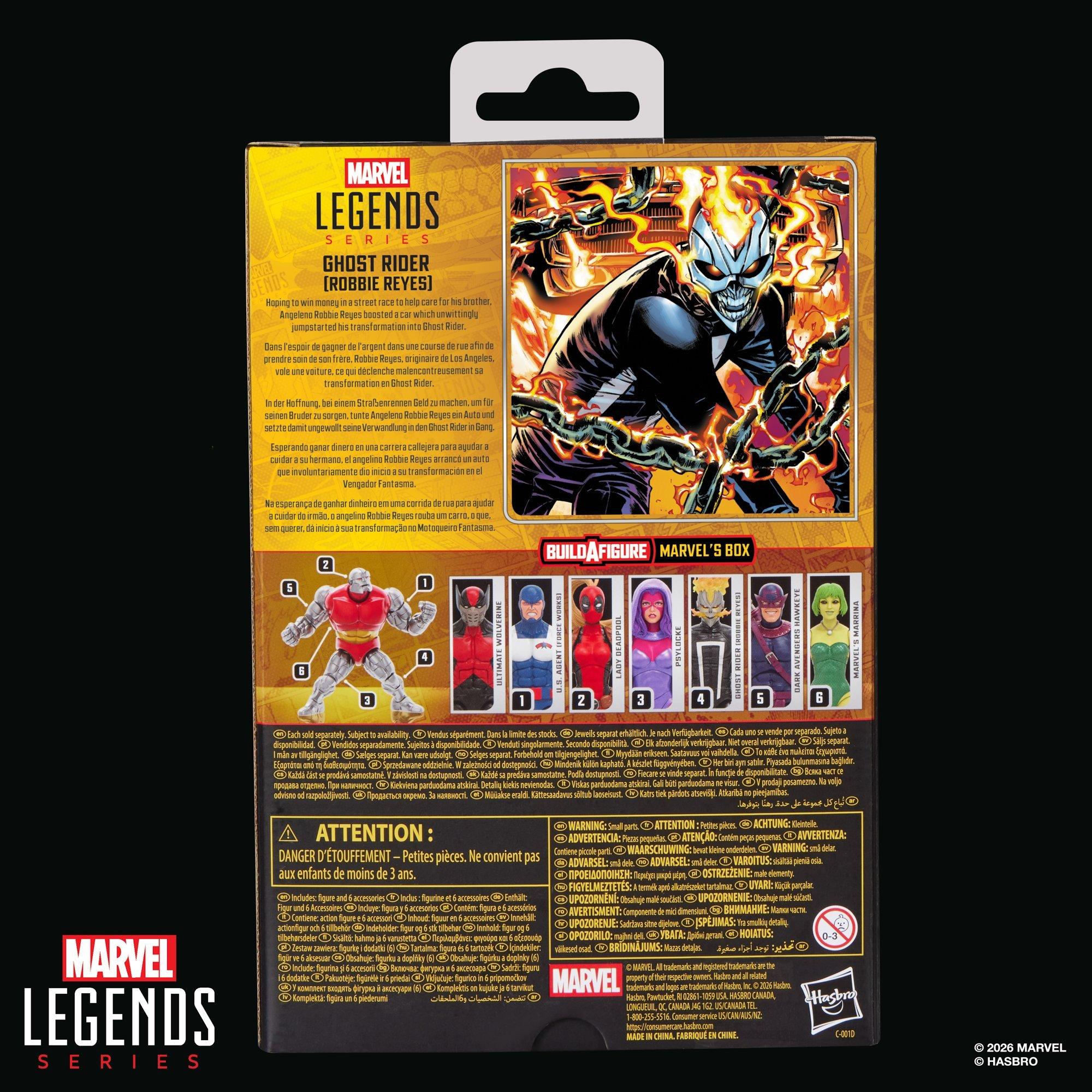 Фигурки Hasbro Marvel Legends Series Ghost Rider (Robbie Reyes) — фото 10