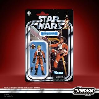 STAR WARS The Vintage Collection X-Wing Fighter and Luke Skywalker (X-Wing): Kenner Colors