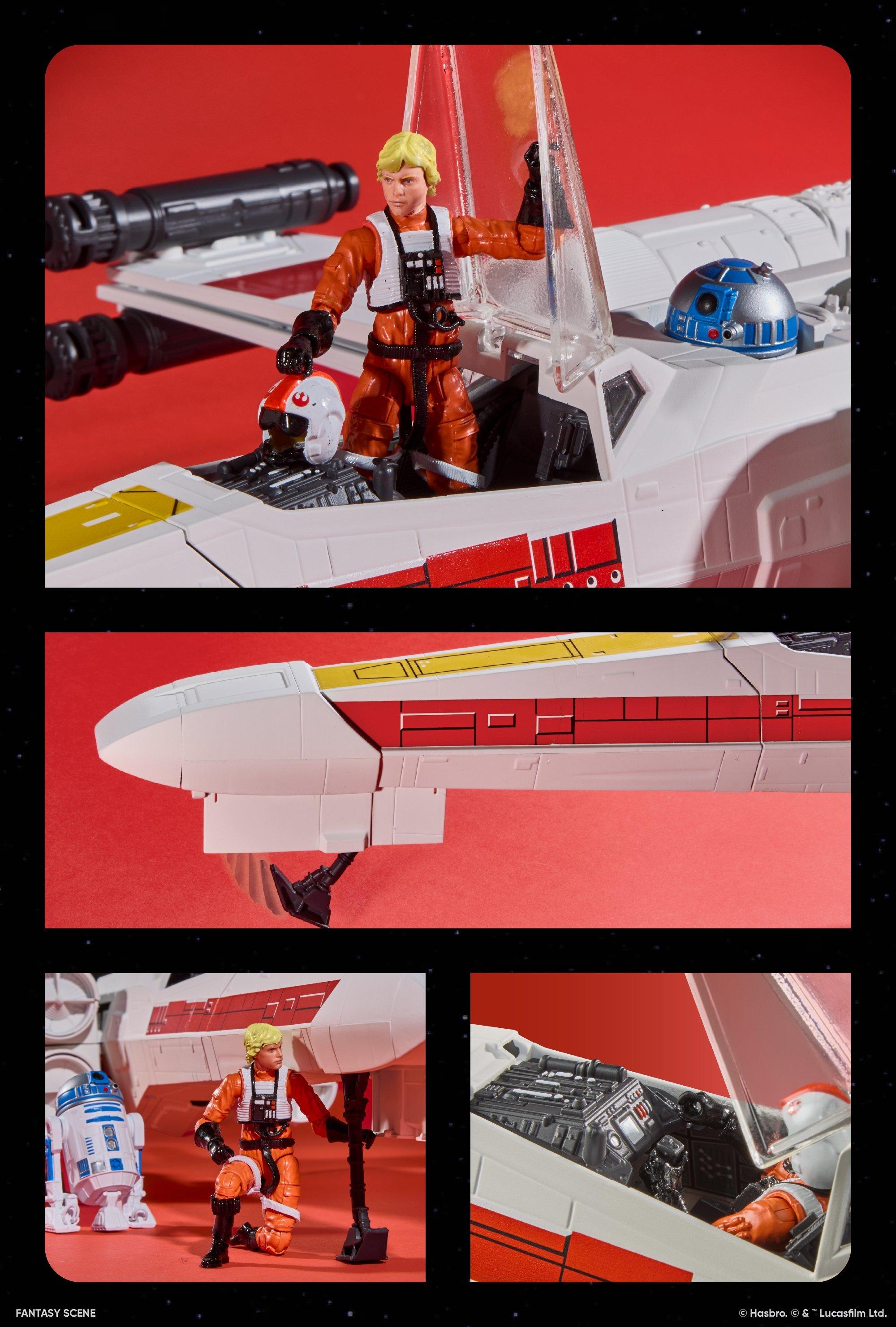 Star Wars X-Wing Fighter & Luke Skywalker Vehicle & Figure Set