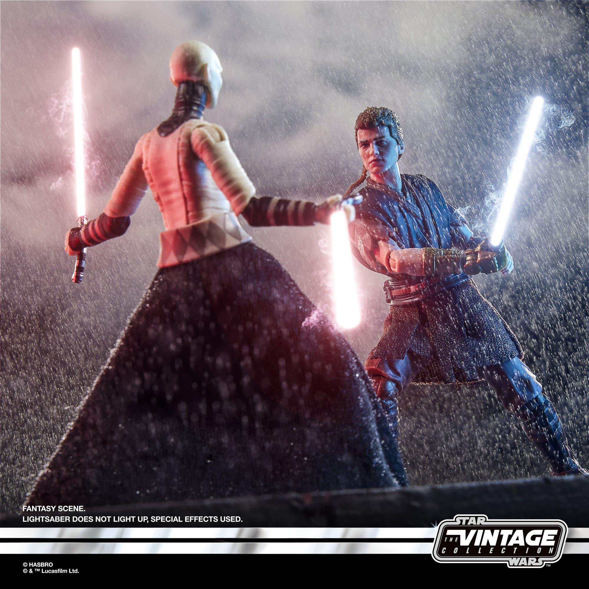Star Wars Anakin & Asajj Ventress Figure Set | Vintage Collection