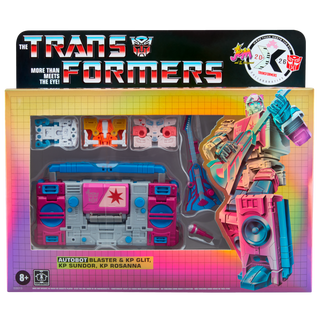 Transformers, Jem and the Holograms, Autobot Blaster e KP Glit, KP Sundor e KP Rosanna