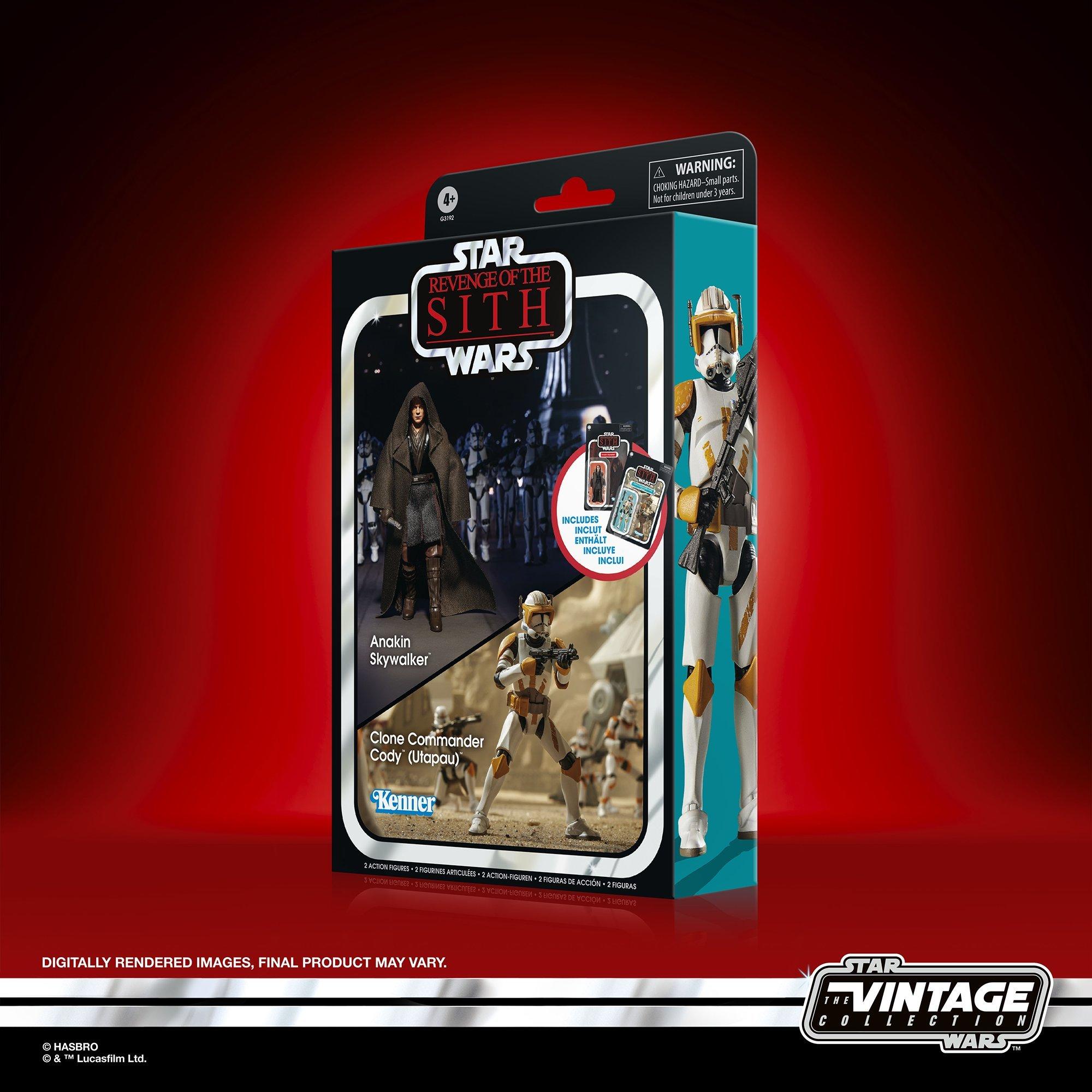 Star Wars Commander Cody ヴィンテージコレクション Star Wars The Vintage Collection, Anakin Skywalker & Clone