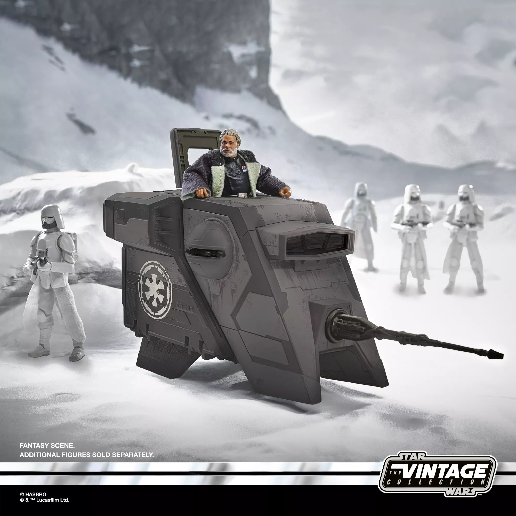 Star Wars INT-4 Interceptor & Imperial Remnant Warlord Figure
