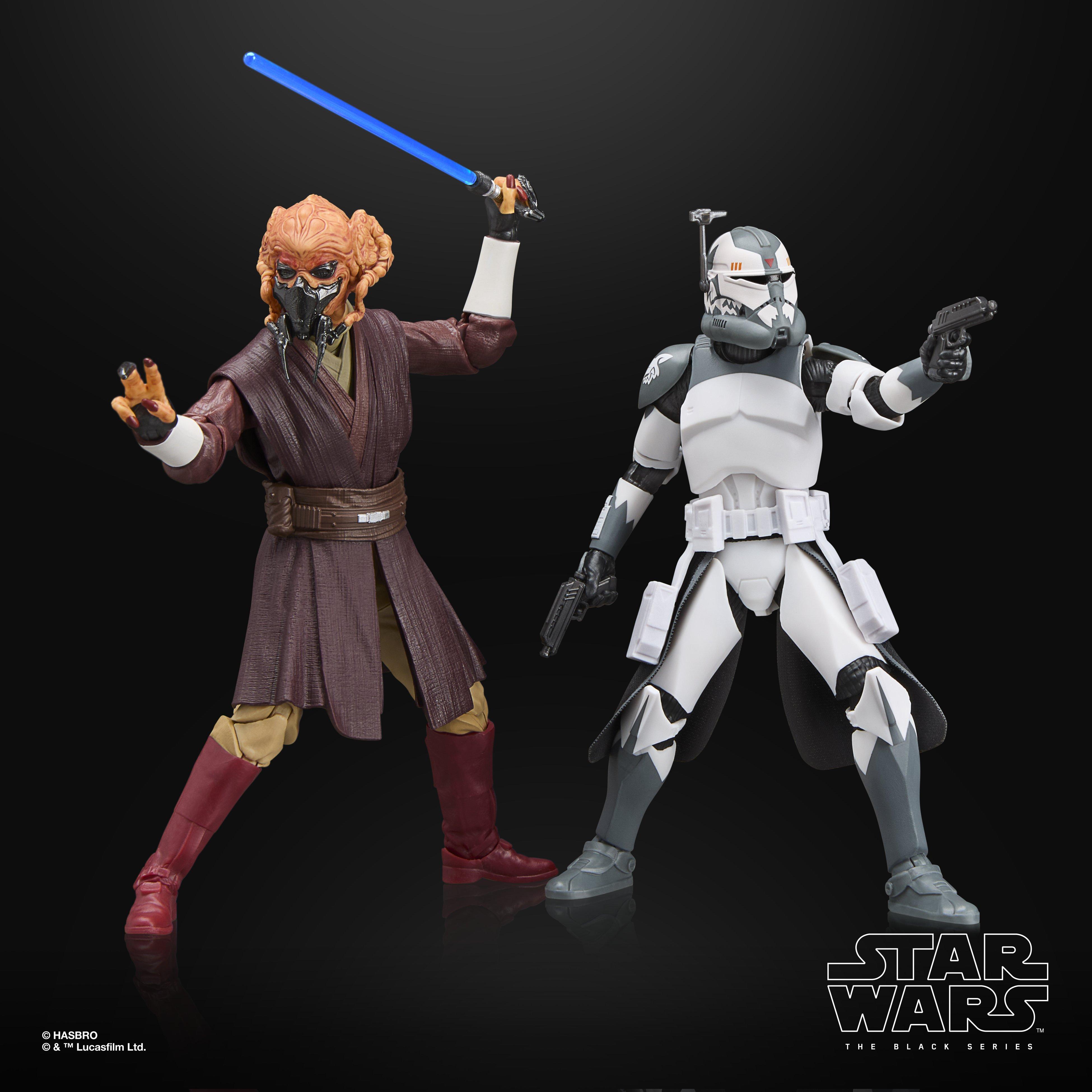 スターウォーズ　ブラックシリーズ　6インチ　プロ・クーン&コマンダーウォルフ Star Wars The Black Series Plo Koon & Commander Wolffe Set
