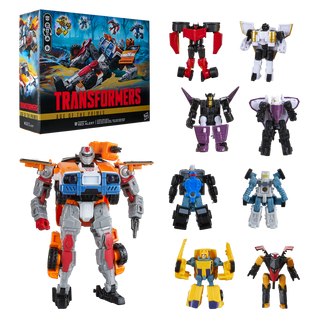 Transformers Age of the Primes Voyager Class Powerlinx Red Alert and 8 Mini-Con Pack