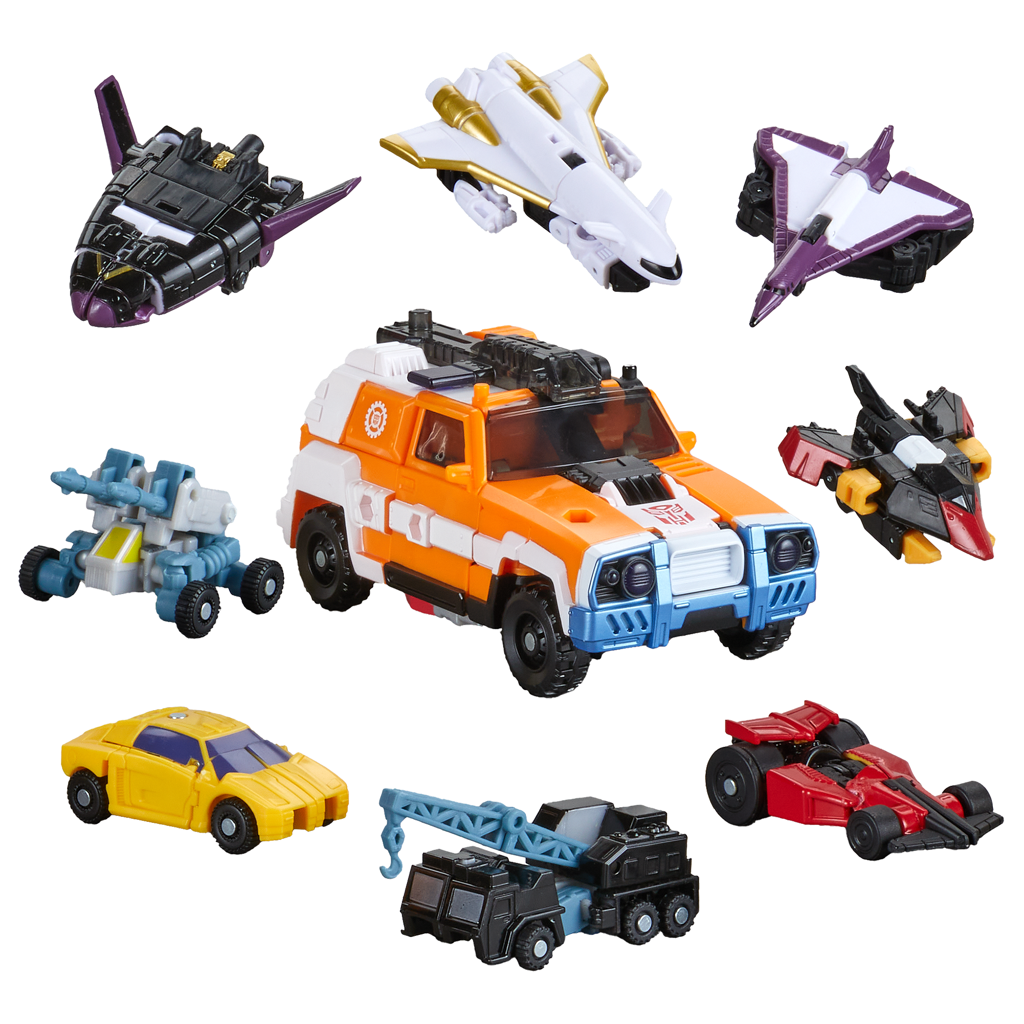 Transformers Powerlinx Red Alert and 8 Mini-Con Pack Figure Set