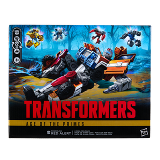 Transformers Age of the Primes Voyager Class Powerlinx Red Alert and 8 Mini-Con Pack
