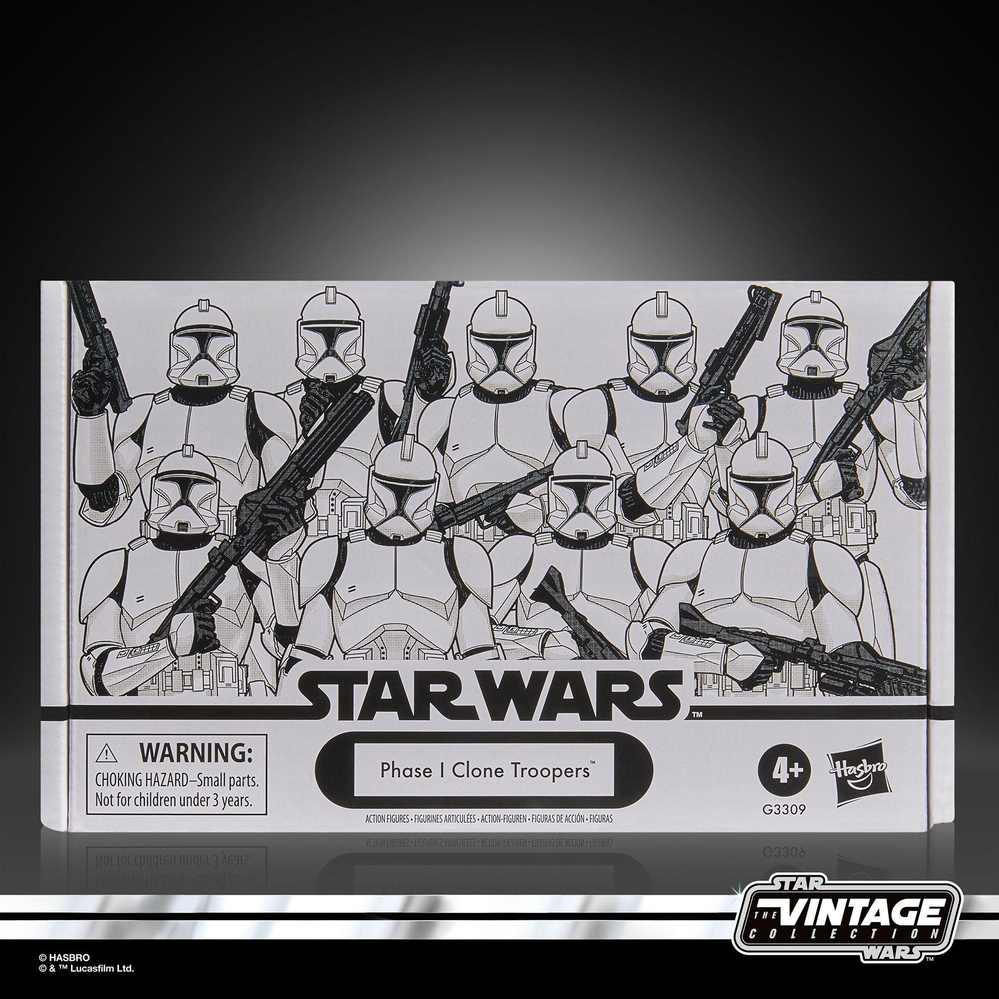 Star Wars Vintage Collection Phase I Clone Troopers Figure Set