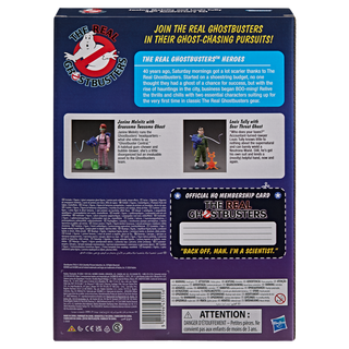 The Real Ghostbusters Kenner Classics Janine Melnitz and Louis Tully 40th Anniversary Set