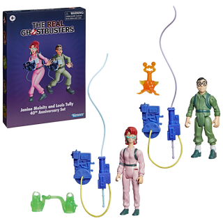 The Real Ghostbusters Kenner Classics Janine Melnitz and Louis Tully 40th Anniversary Set