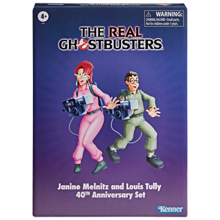 The Real Ghostbusters Kenner Classics Janine Melnitz and Louis Tully 40th Anniversary Set