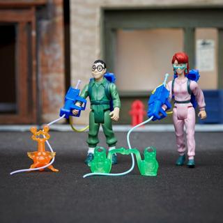 The Real Ghostbusters Kenner Classics Janine Melnitz and Louis Tully 40th Anniversary Set