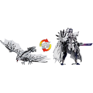 Transformers Takara Tomy Monster Hunter Silver Rathalos Prime