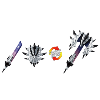 Transformers Takara Tomy Monster Hunter Silver Rathalos Prime