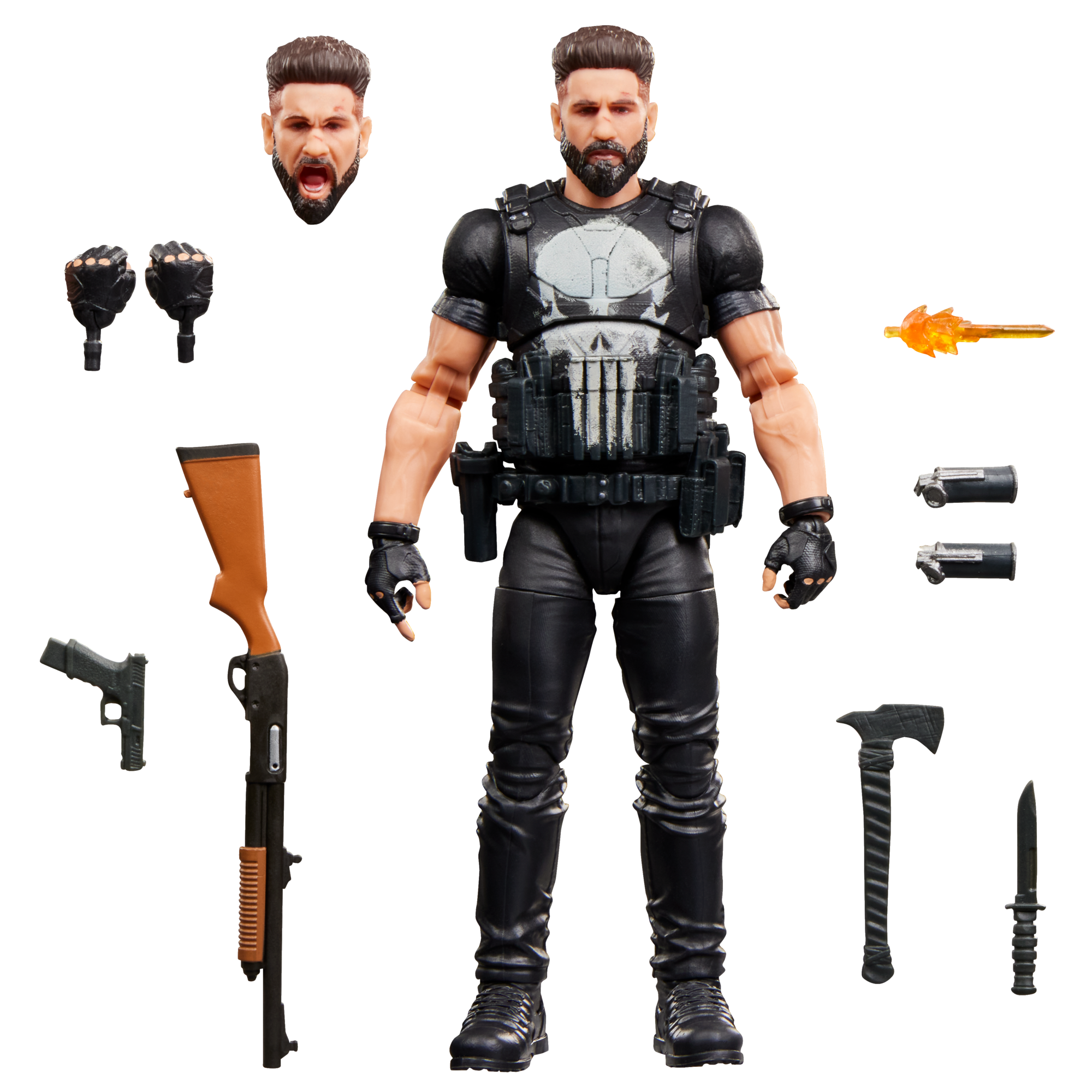 Marvel Legends Series The Punisher Action Figure - Hasbro Pulse