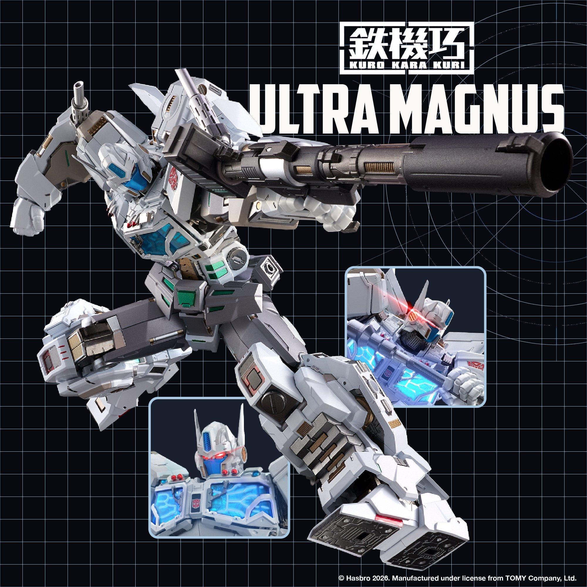 Transformers Kuro Kara Kuri White Ultra Magnus Action Figure