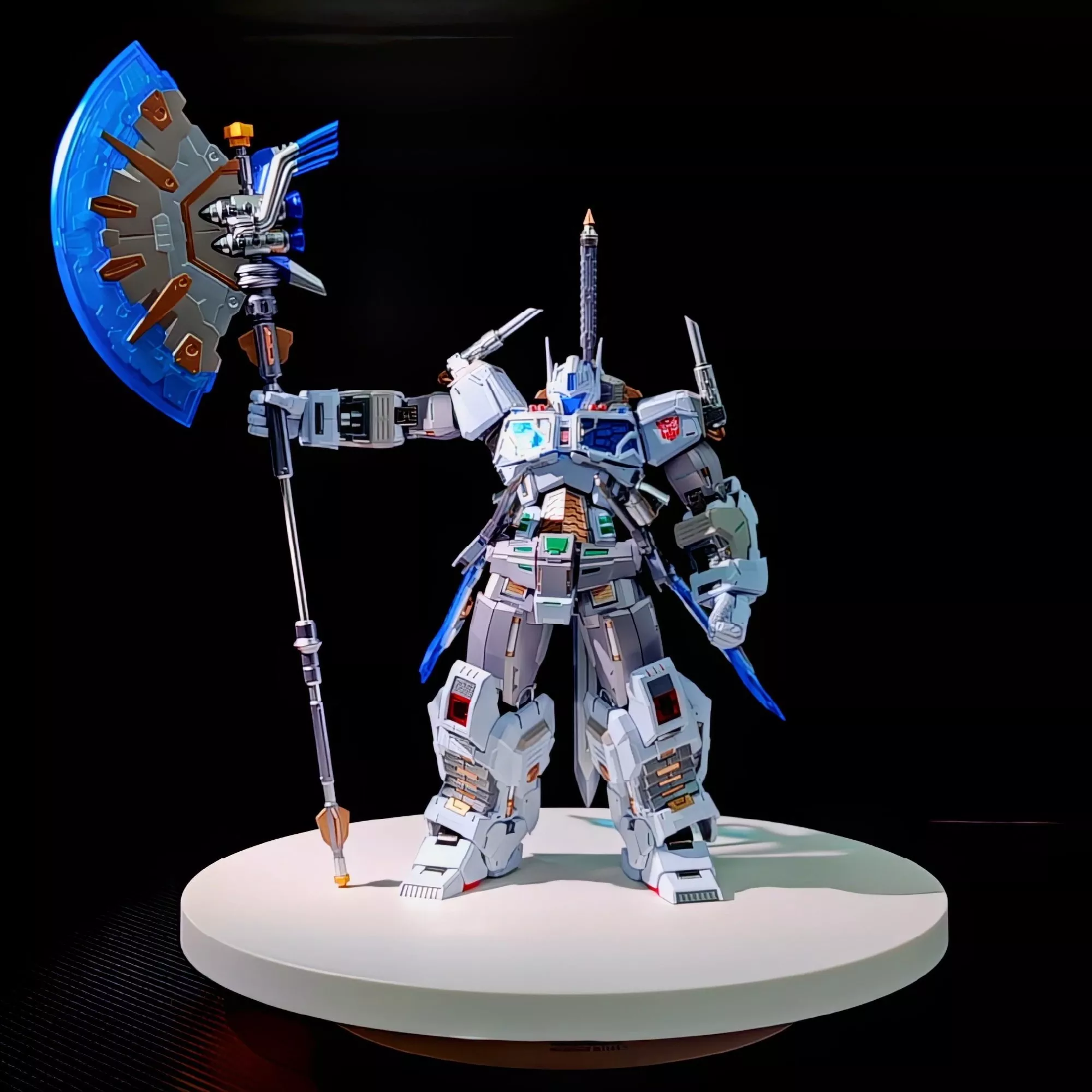 Transformers Kuro Kara Kuri White Ultra Magnus Action Figure