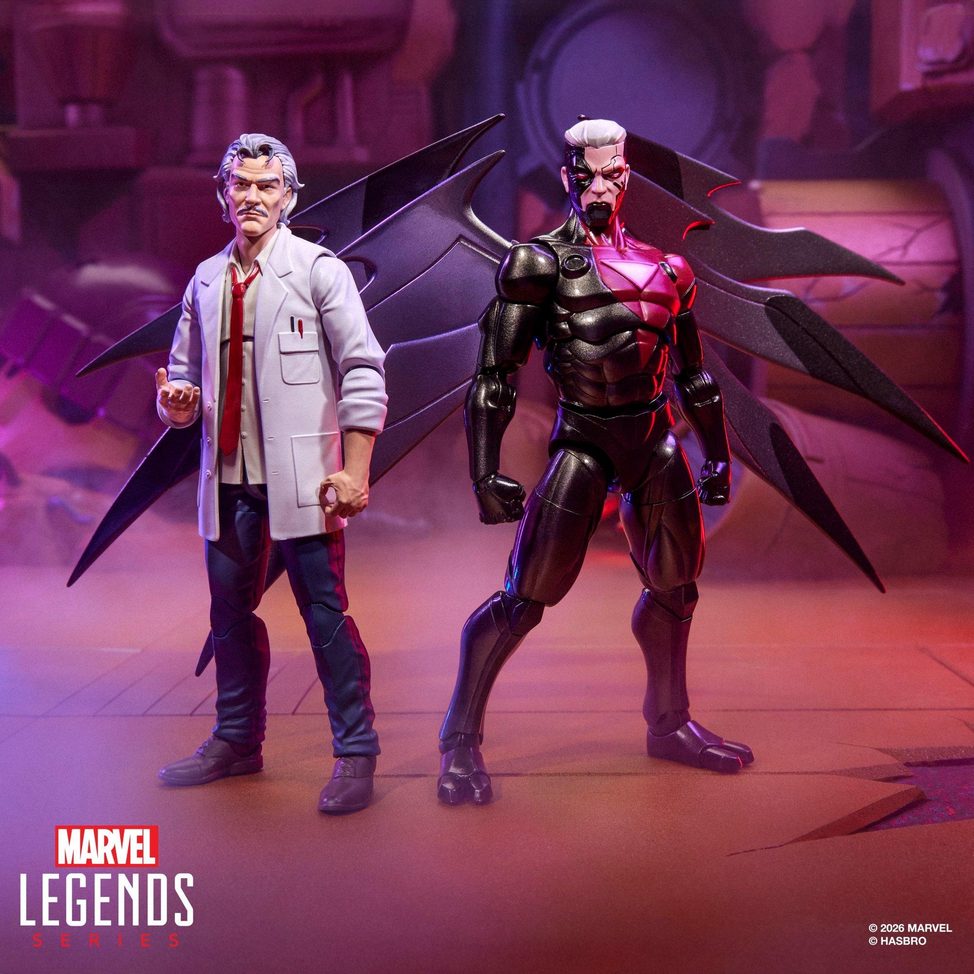 Marvel Legends Series Bolivar Trask and Marvel's Bastion Nimrod, X-Men '97