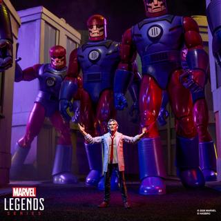 Marvel Legends Series Bolivar Trask and Marvel's Bastion Nimrod, X-Men '97