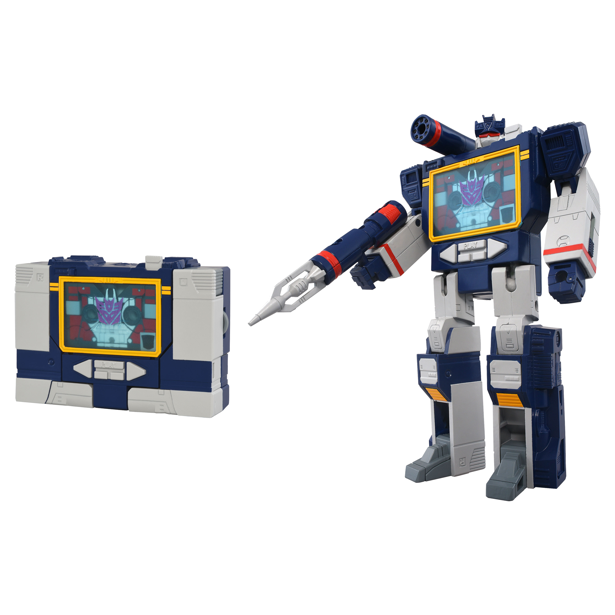 バンダイ ヒューマンプレイヤー ミライスコープ Transformers D-02 Soundwave Action Figure | Takara Tomy - Hasbro Pulse