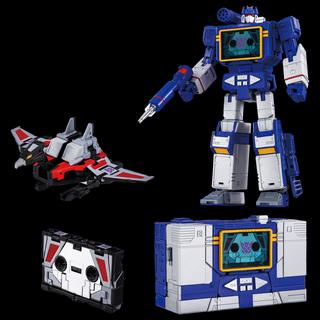 Transformers Takara Tomy MPG-19 Soundwave and Condor (Laserbeak)