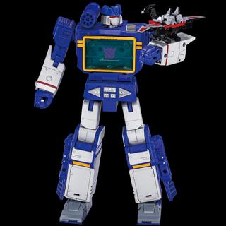 Transformers Takara Tomy MPG-19 Soundwave and Condor (Laserbeak)