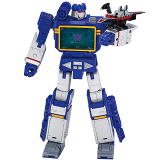 Transformers Takara Tomy MPG-19 Soundwave and Condor (Laserbeak)