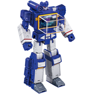 Transformers Takara Tomy MPG-19 Soundwave and Condor (Laserbeak)