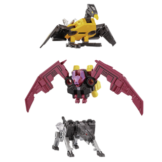 Transformers Takara Tomy MPG-22 Jaguar, Buzzsaw, & Ratbat