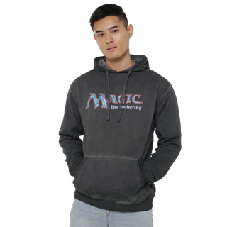 Magic: The Gathering Retro Logo Mens Vintage Wash Pullover Hoodie