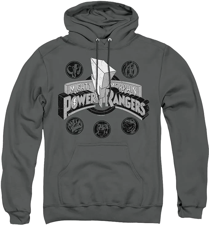 Power Rangers Power Coins Mens Pullover Hoodie