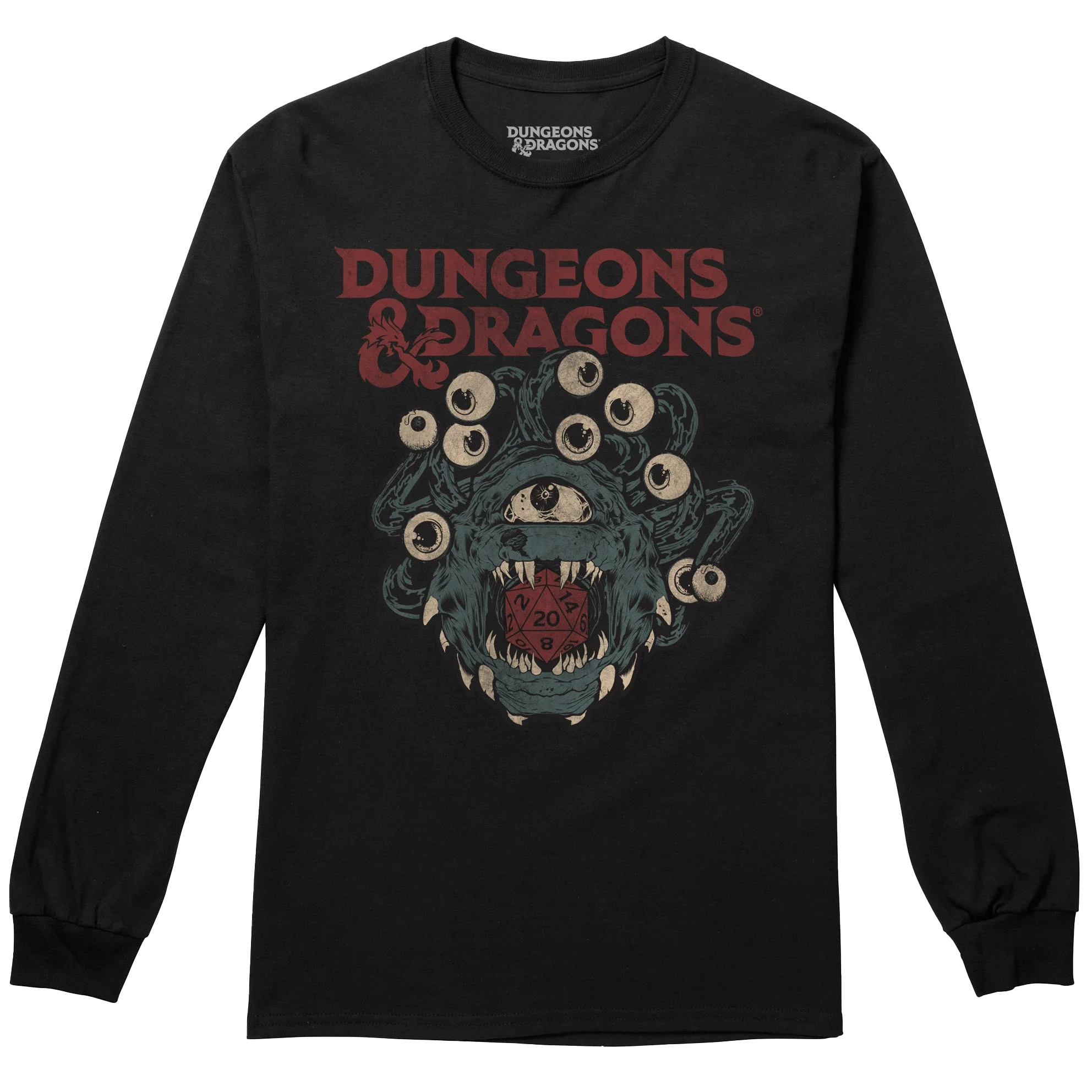 Dungeons & Dragons Beholder Die Langarm Herren T-Shirt