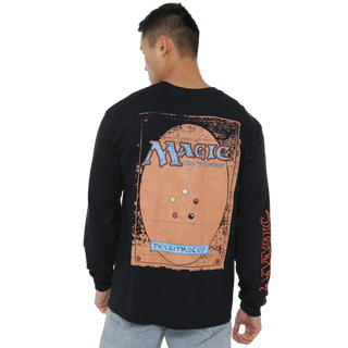 Magic: The Gathering Retro Card Arm Mens Long Sleeve T-shirt