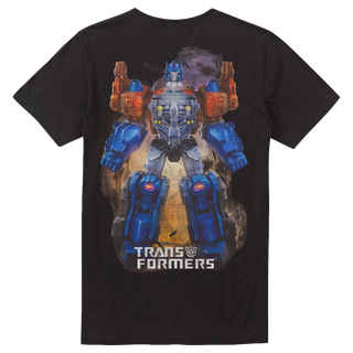 Transformers Optimus Prime Ready Front & Back Print Mens T-shirt