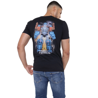 Transformers Optimus Prime Ready Front & Back Print Mens T-shirt