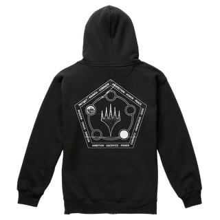 Magic: The Gathering Mana Wheel Retro Mens Zip Up Hoodie