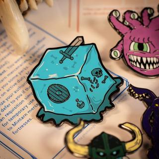 Dungeons & Dragons 50th Anniversary Mystery Pin Badge CDU (Containing 12 Blind Boxes)