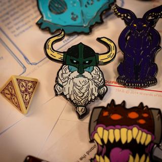 Dungeons & Dragons 50th Anniversary Mystery Pin Badge CDU (Containing 12 Blind Boxes)