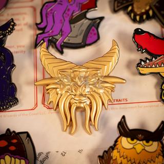 Dungeons & Dragons 50th Anniversary Mystery Pin Badge CDU (Containing 12 Blind Boxes)