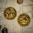 Dungeons & Dragons - Moneda de oro antigua del 50.º aniversario - Edición limitada