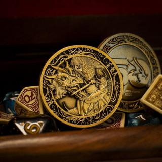 Dungeons & Dragons Limited Edition 50th Anniversary Antique Gold Coin